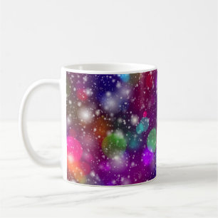 Caneca De Café Fundo do Bokeh Multicolor abstrato - 25363