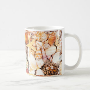 Caneca De Café Fundo dos Seashells