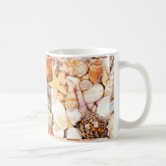 Caneca De Café Fundo dos Seashells