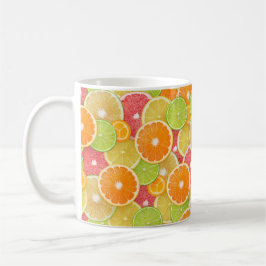 Caneca De Café Fundo frutas de Citrus