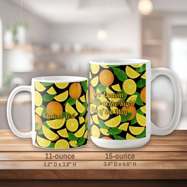 Caneca De Café Fundo Laranja (Criador carregado)
