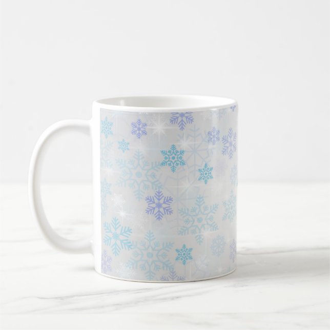 Caneca De Café Fundo simples de Natal  (Esquerda)