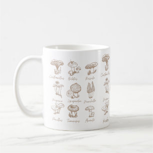 Caneca De Café Fungi Mushroom Shirt Mycology Vintage Gótico S