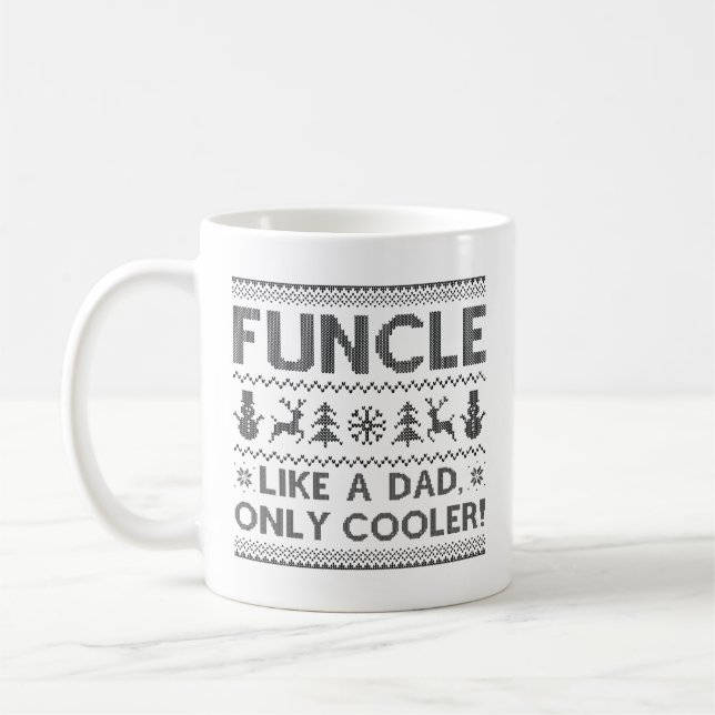 Caneca De Café Funículo Como Um Pai Apenas Mais Frio (Esquerda)