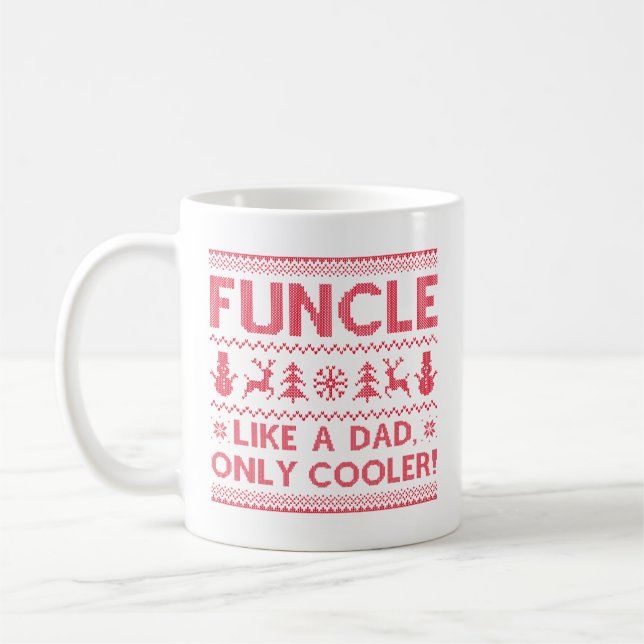 Caneca De Café Funículo Como Um Pai Apenas Mais Frio (Esquerda)