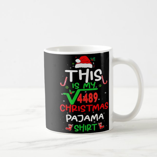 Caneca De Café Funny 67 Meme Square Root 4489 Slang Math Teacher  (Direita)