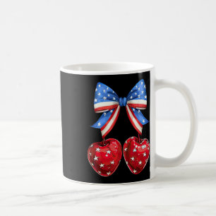 Caneca De Café Funny American Flag Cherry Coquette Arco 4 De Julh