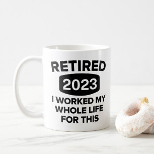 Caneca De Café Funny aposentou-se em 2023 e trabalhou a minha vid