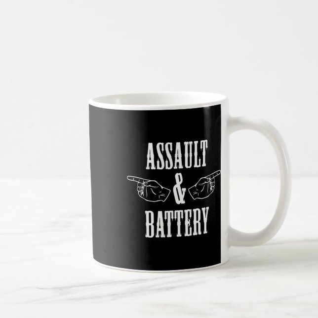 Caneca De Café Funny Ault E Bateria Bodbuilding (Direita)