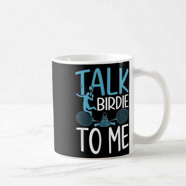 Caneca De Café Funny Badminton Humor Smash Shuttle Birdie Sport 2 (Direita)