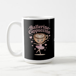 Caneca De Café Funny Ballerina Cappuccina Memória Italiana do Bra