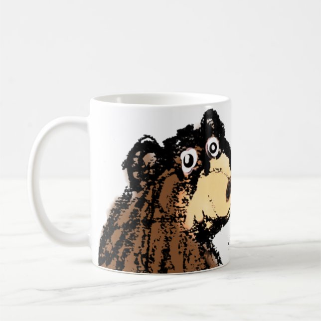 Caneca De Café Funny Bear (Esquerda)