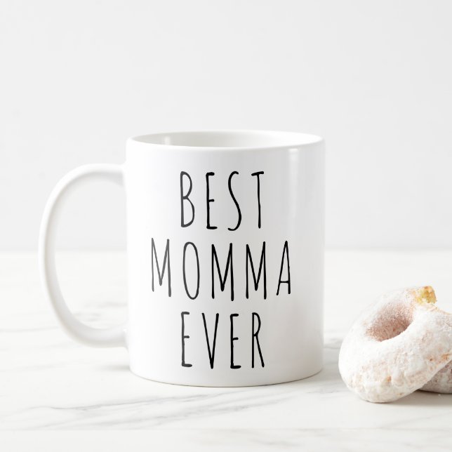 Caneca De Café Funny Best Momma Ever Mother's Day  (Com Donut)