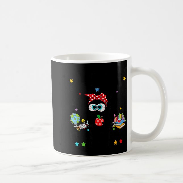 Caneca De Café Funny Black Cat I Survived 67 Days Of School I'm F (Direita)