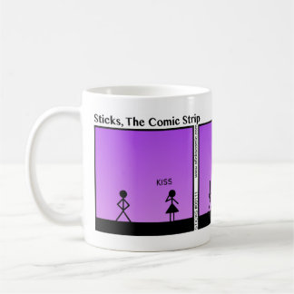Caneca De Café Funny Blow a Kiss Stickman Mug - 111