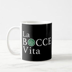 Caneca De Café Funny Bocce La Bocce Vita Orgulho Italiano