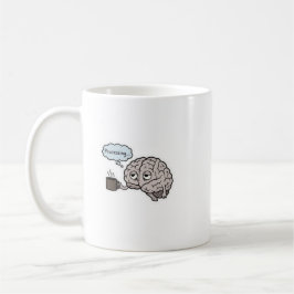 Caneca De Café Funny Brain Drinking Coffee Mug - Cute Science & C