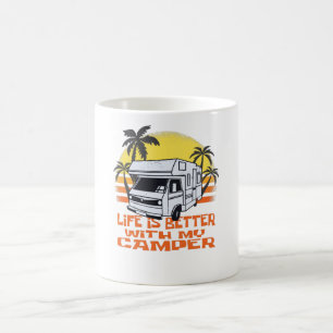 Caneca De Café Funny Camper Motorhome - Camping Caravan
