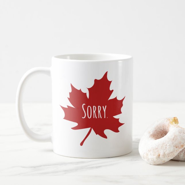Caneca De Café Funny canadense (Com Donut)