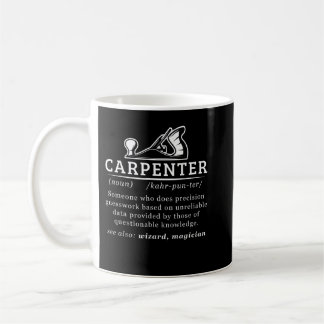Caneca De Café Funny Carpenter Definition Woodworking Carpentry