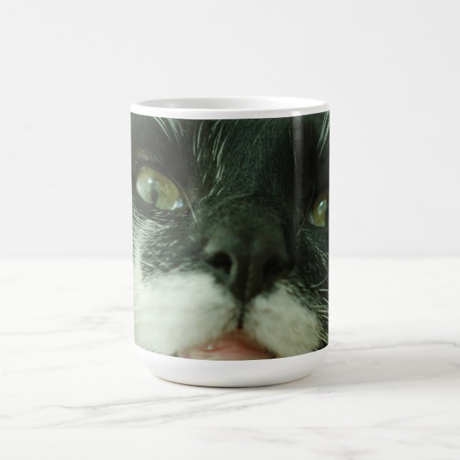 Caneca De Café Funny Cat Kitty Pet Photo (Centro)
