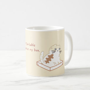 Caneca De Café Funny Cat Pun   Aquela Gata De Gato