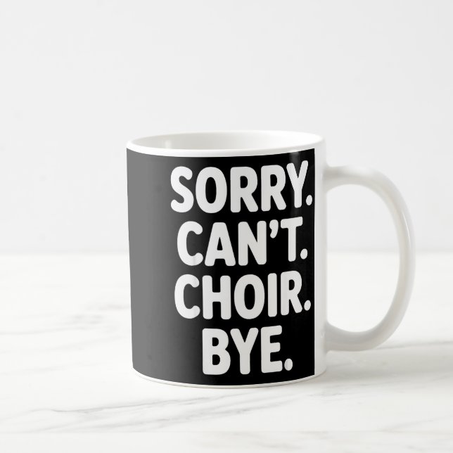 Caneca De Café Funny Choir Art For Men Women Choir Director Sing  (Direita)