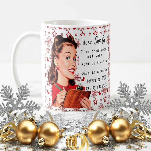 Caneca De Café Funny Christmas Mug Best Friend "Dear Santa" (Criador carregado)
