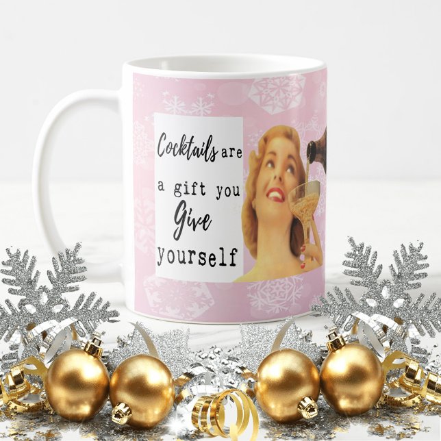 Caneca De Café Funny Christmas Mug Best Friend "Gift Yourself" (Criador carregado)