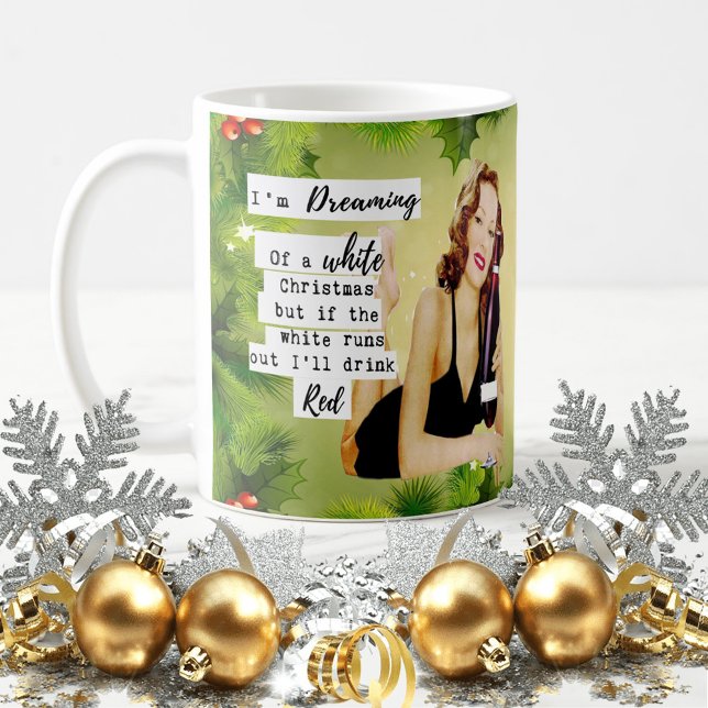 Caneca De Café Funny Christmas Mug Best Friend "White Christmas" (Criador carregado)