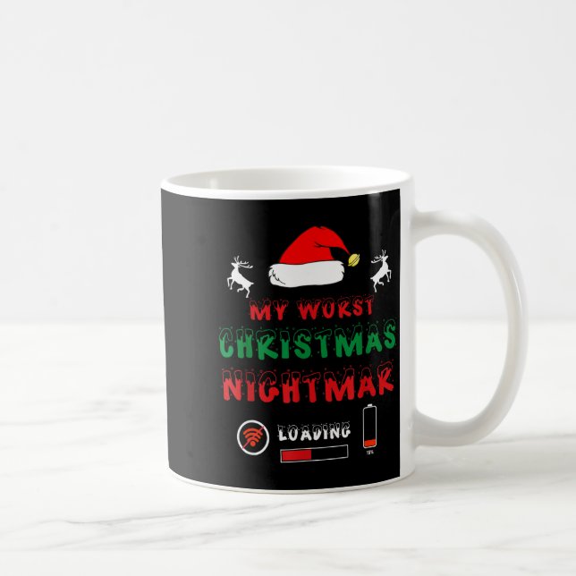 Caneca De Café Funny Christmas My Worst For Gamers  (Direita)