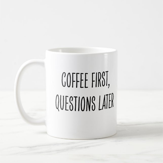 Caneca De Café Funny Coffee Drinker Not Morning Person (Esquerda)