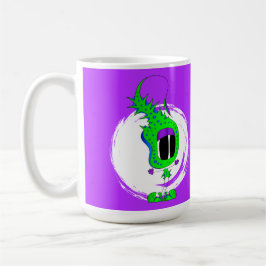 Caneca De Café Funny, Colorful, Quirky, Cartoon Character