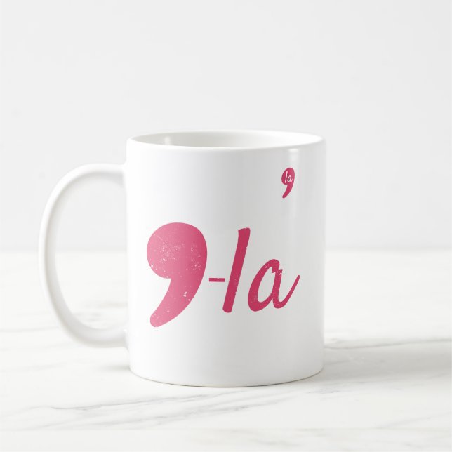 Caneca De Café Funny Comma La Kamala Harris 2024 Eleição Haris (Esquerda)