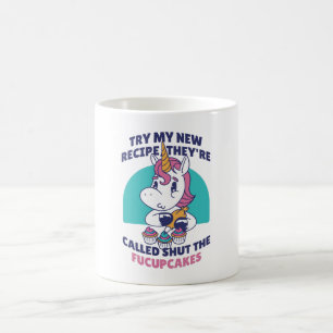 Caneca De Café Funny Cupcake Unicorn