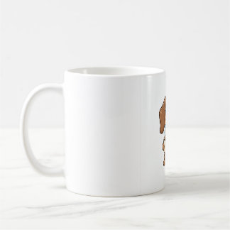Caneca de Café Funny Dachshund — Doxie de Óculos d