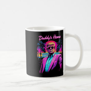 Caneca De Café Funny Daddys Casa Branca Trump Rosa 2024