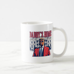 Caneca De Café Funny Daddys Home Trump Pink 2024 Leve América de