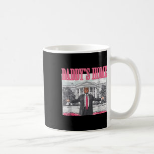 Caneca De Café Funny Daddys Home Trump Pink 2024 Leve América de