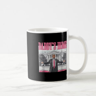 Caneca De Café Funny Daddys Home Trump Pink 2024 Leve América de