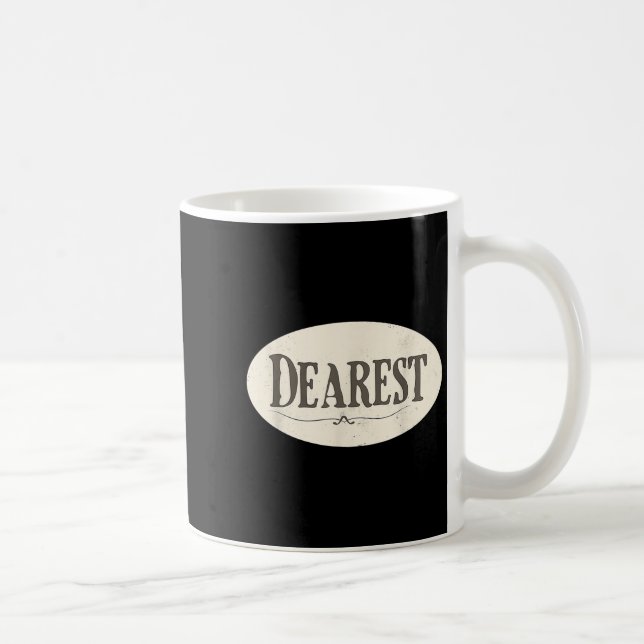 Caneca De Café Funny Dearest Costume  (Direita)