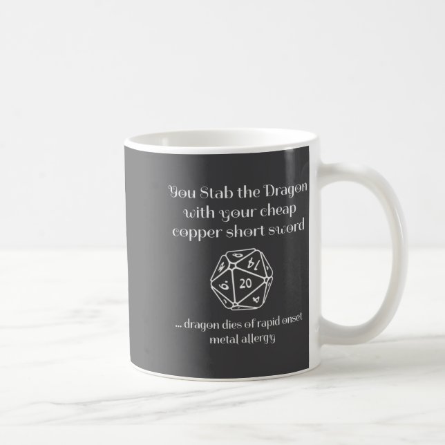 Caneca De Café Funny Dnd Gift For Role Playing Games Rpg  (Direita)