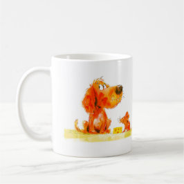 Caneca De Café Funny Dog and Mouse