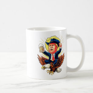 Caneca De Café Funny Donald Trump 2024 Retome as Eleições America