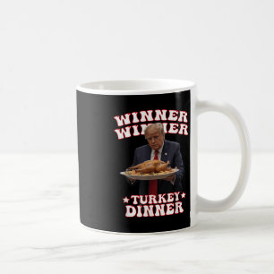 Caneca De Café Funny Donald Trump Vencedor da Turquia Janta Than