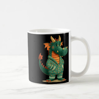 Caneca De Café Funny dragon in sleepwear for dragons and pajamas