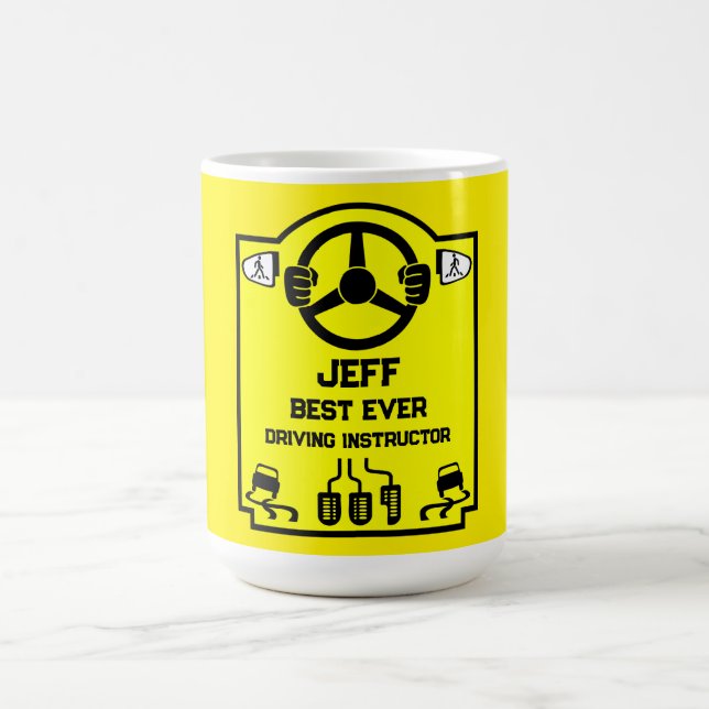 Caneca De Café Funny Driving Instructor Gift (Centro)