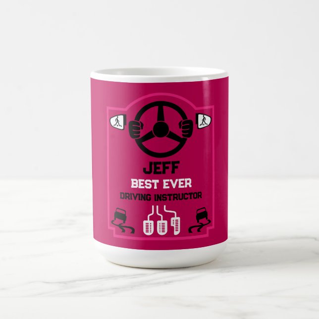 Caneca De Café Funny Driving Instructor Gift (Centro)