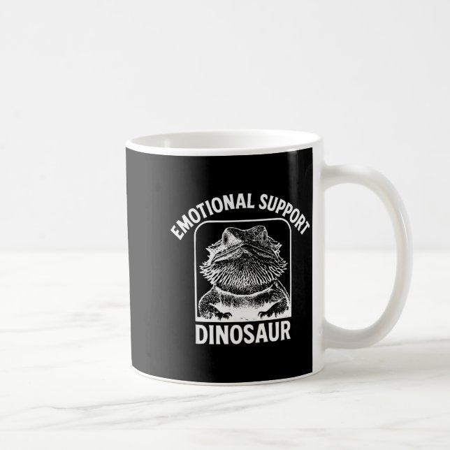 Caneca De Café Funny Emotional Suprt Dinosaur  (Direita)