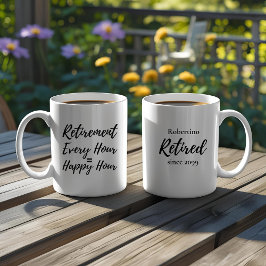 Caneca De Café Funny Every Hour Happy Hour Retirement Gift
